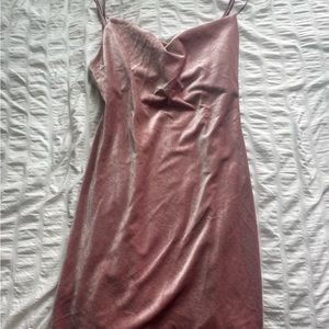 Velvet Pink Dress